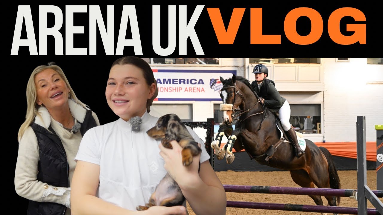 ARENA UK SHOWJUMPING ДЕРЖИТЕСЬ ПОДАЛЬШЕ VLOG