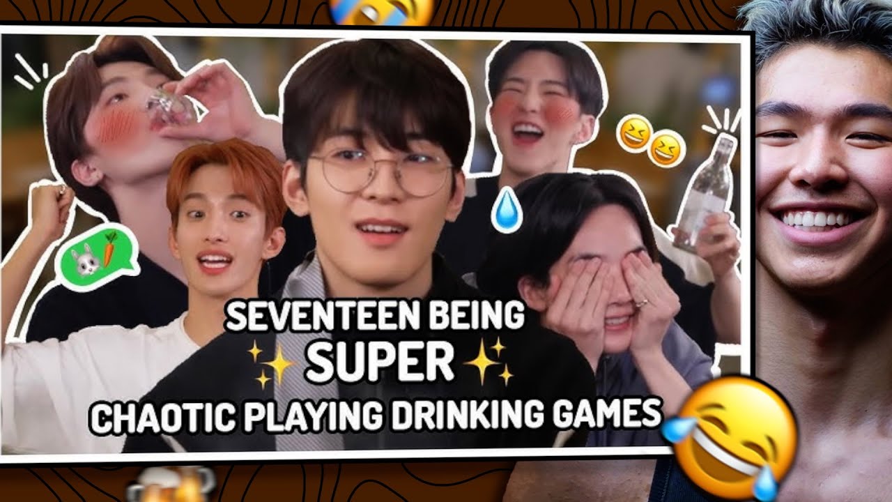Seventeen ✨ СУПЕР ✨ хаотично играют в игры с выпивкой