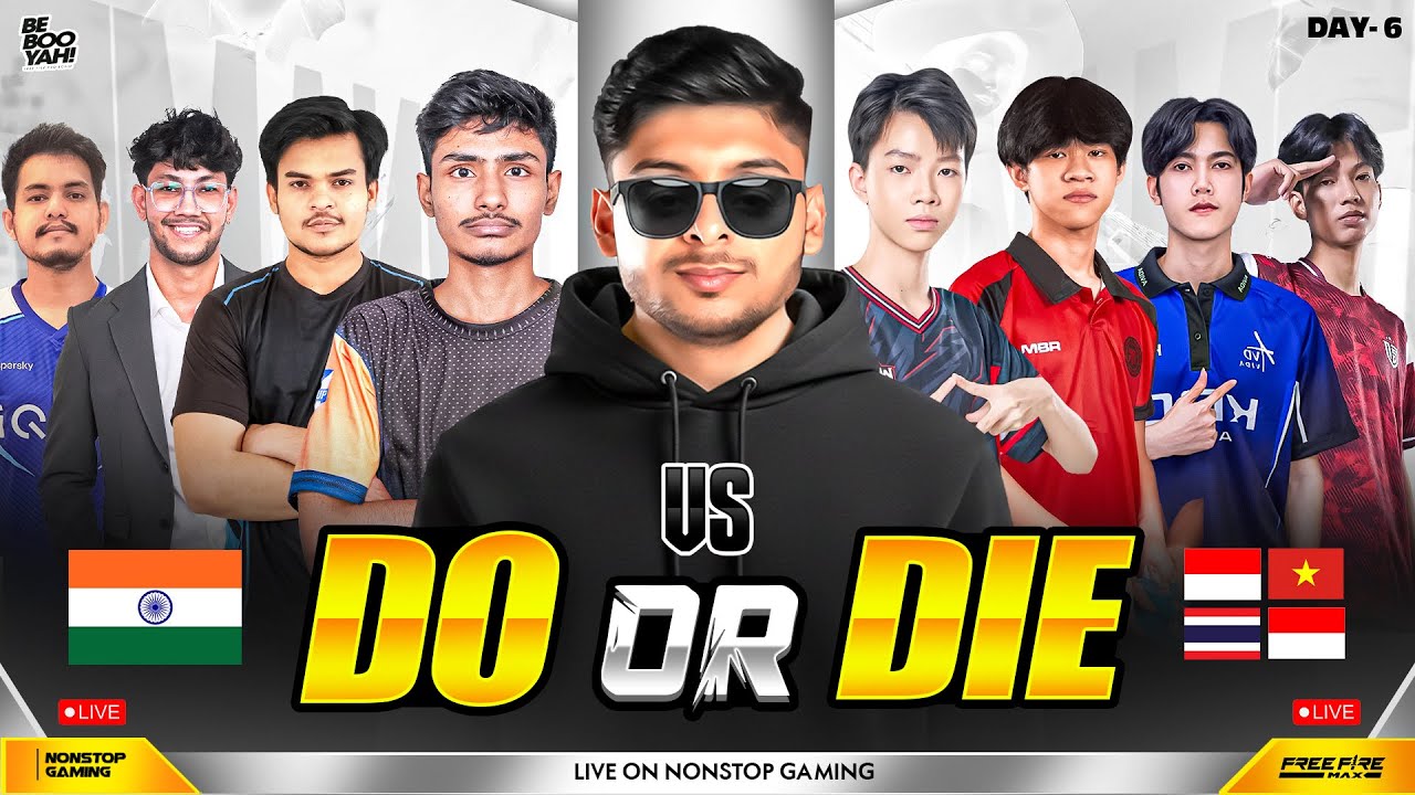 DO or DIE 💀🇮🇳 BE BOOYAH WATCH PARTY DAY-6 🔥🥵   || NG, S8UL, TSG, RGE 🇮🇳 vs AVIDA 🇹🇭, MBR 🇮🇩 HEAVY 🇻🇳