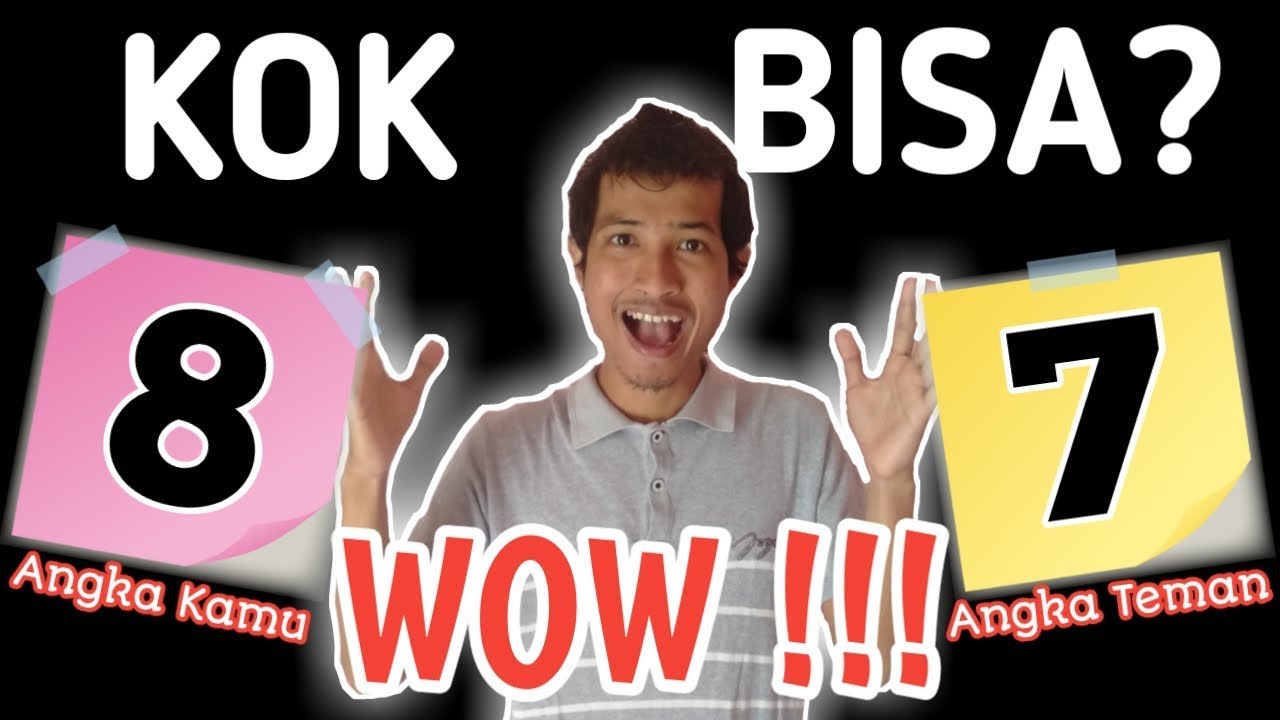TRIK SULAP Angka Buat Ngerjain Guru Matematika - Kok Bisa ?!
