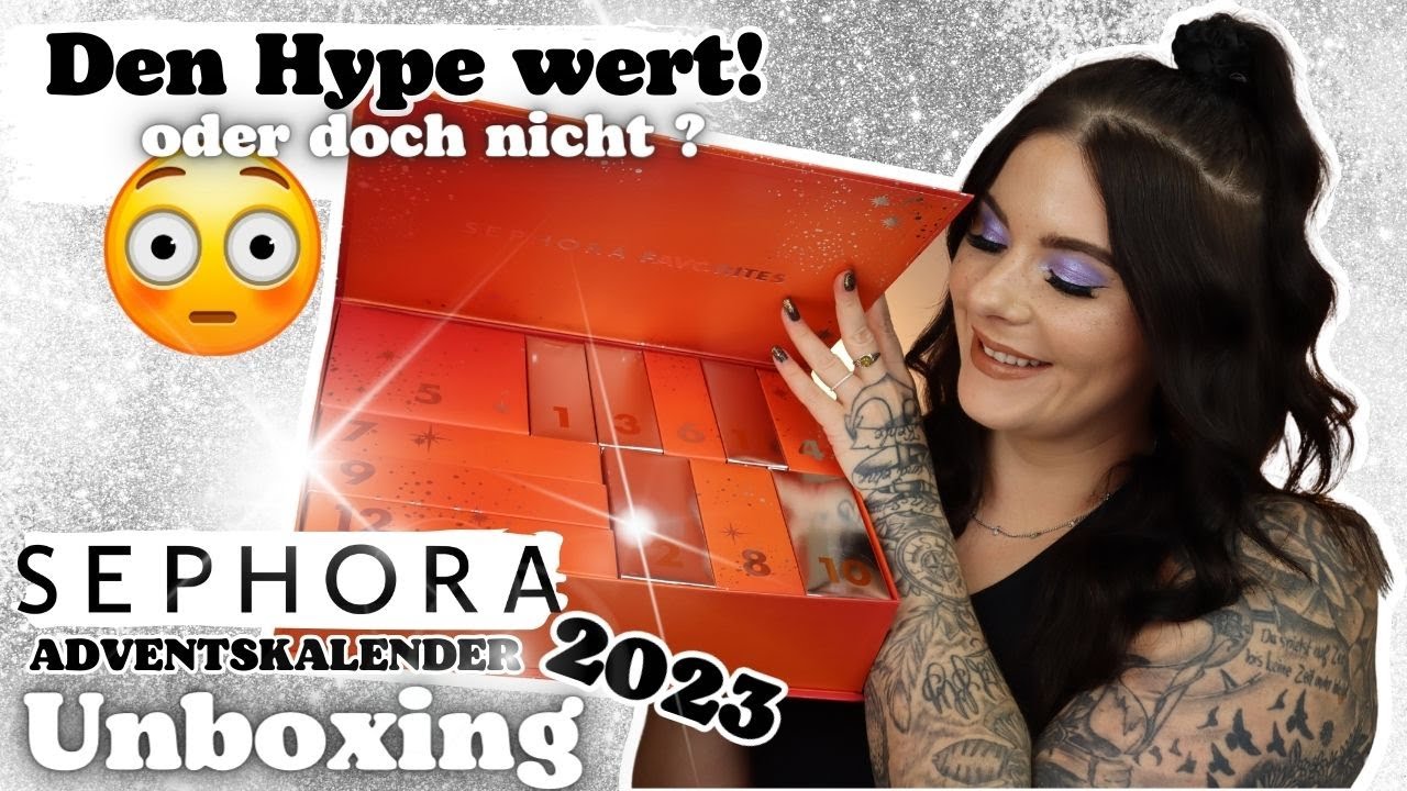 Den Hype wert ? 😳 Sephora Adventskalender 2023 | Unboxing 24 Türchen