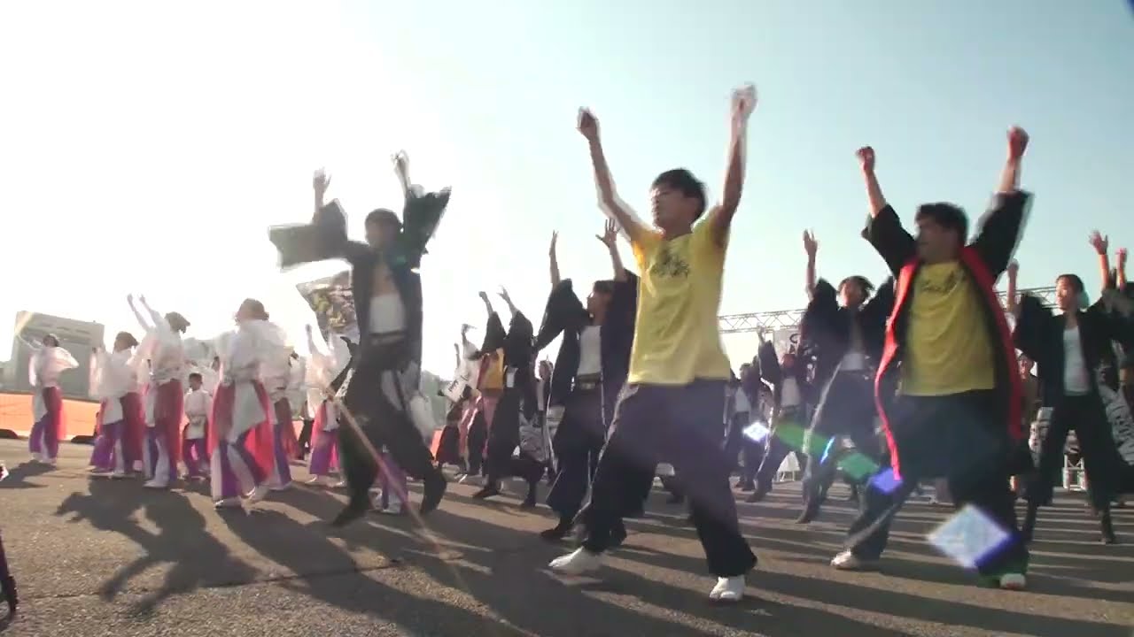 ラス前　「総踊り」「よっちょれ」　　2026.2.22「足利YOSAKOI祭り」中橋緑地北多目的広場　ステージ演舞です。