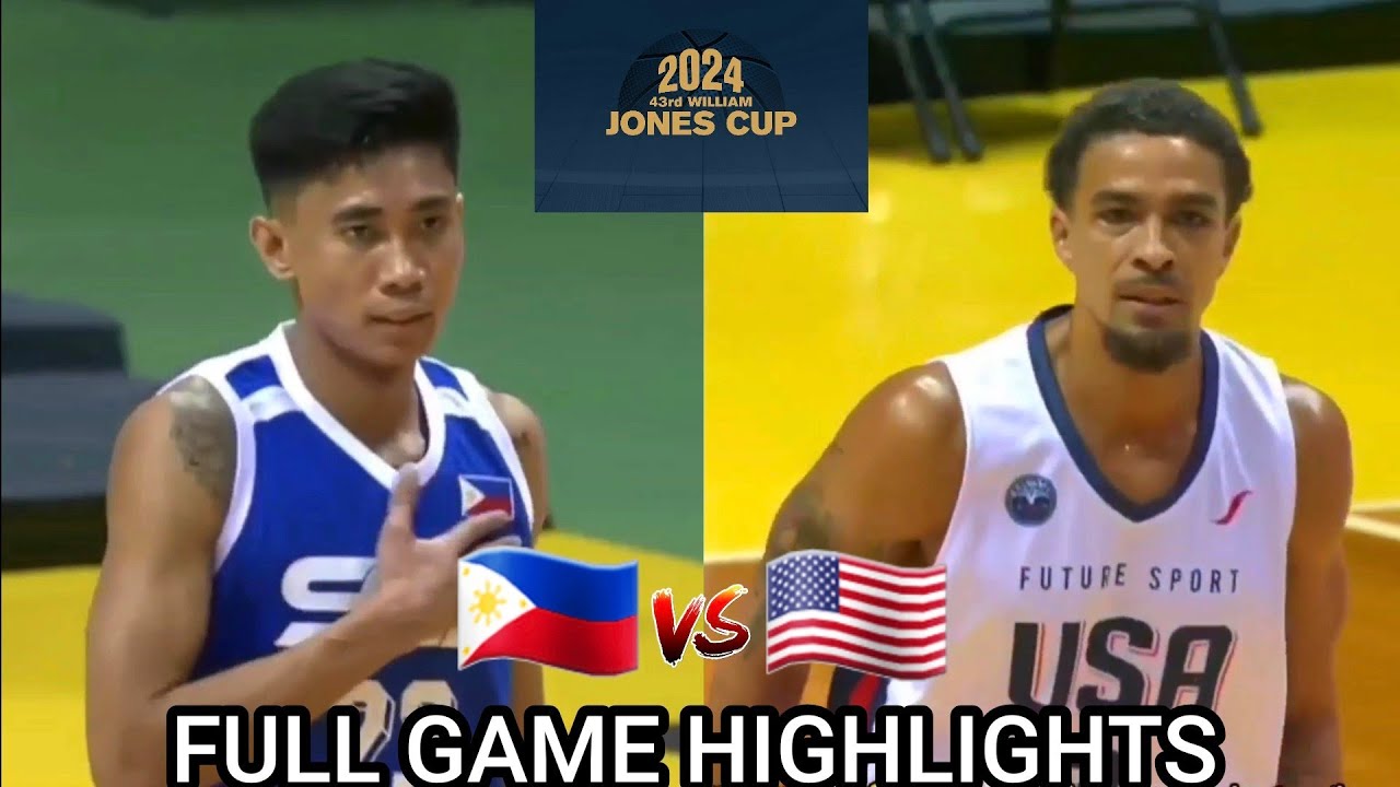 SGA Philippines vs USA Full Game Highlights | William Jones Cup 2024 #sgaph