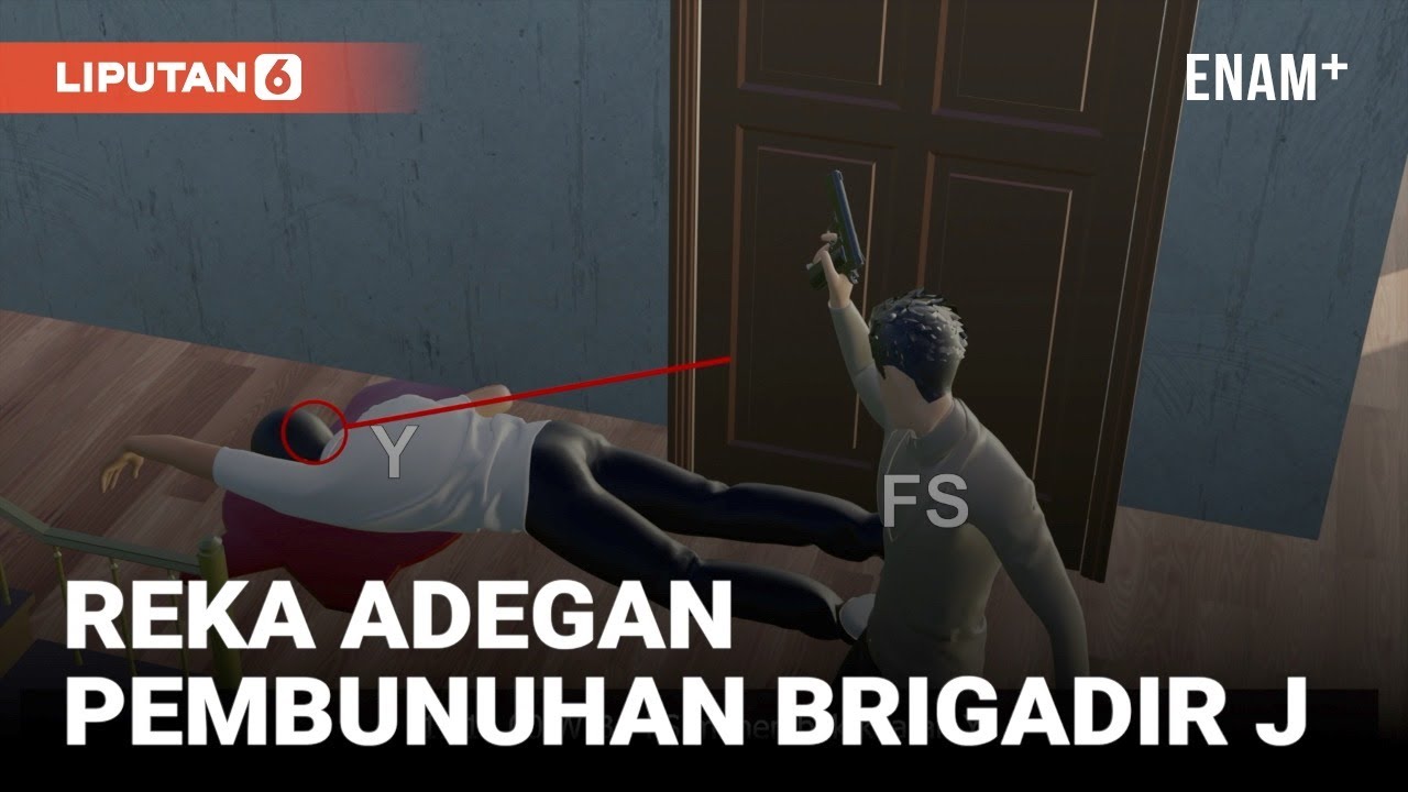 Lengkap, Animasi Reka Adegan Ulang Ferdy Sambo Tembak Brigadir J | Liputan6