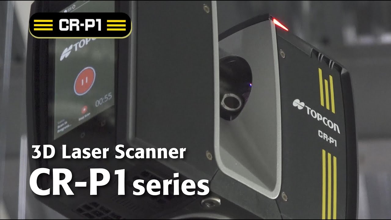 Topcon | CR-P1 3D Laser Scanner | Scanning Speed 16 Times Faster! Up To 2 Millions Per Second
