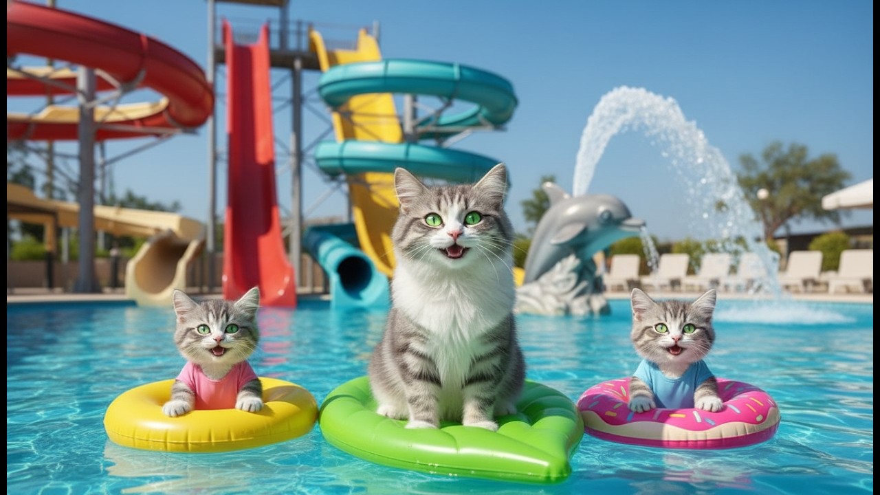 Unseen Clips: Mama Cat Trims and Cuddles Her Growing Kittens