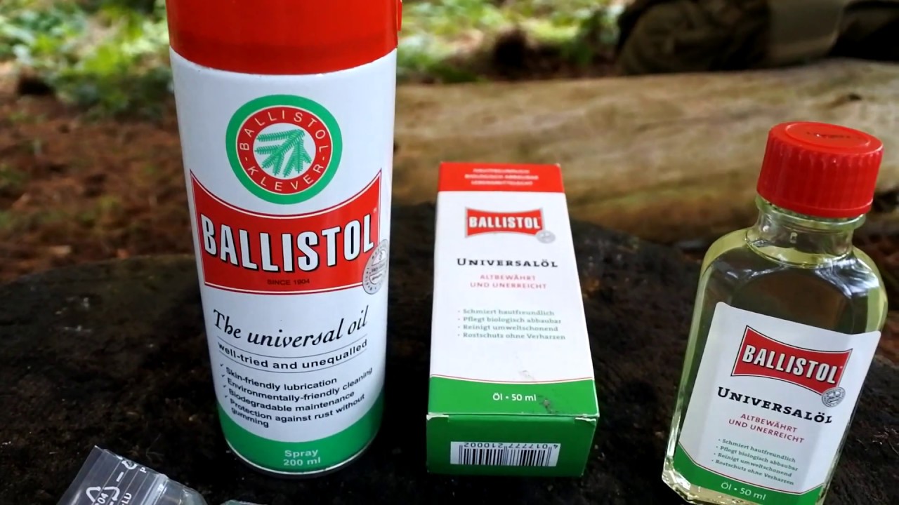 Универсальное масло Ballistol: Друг лесоруба.