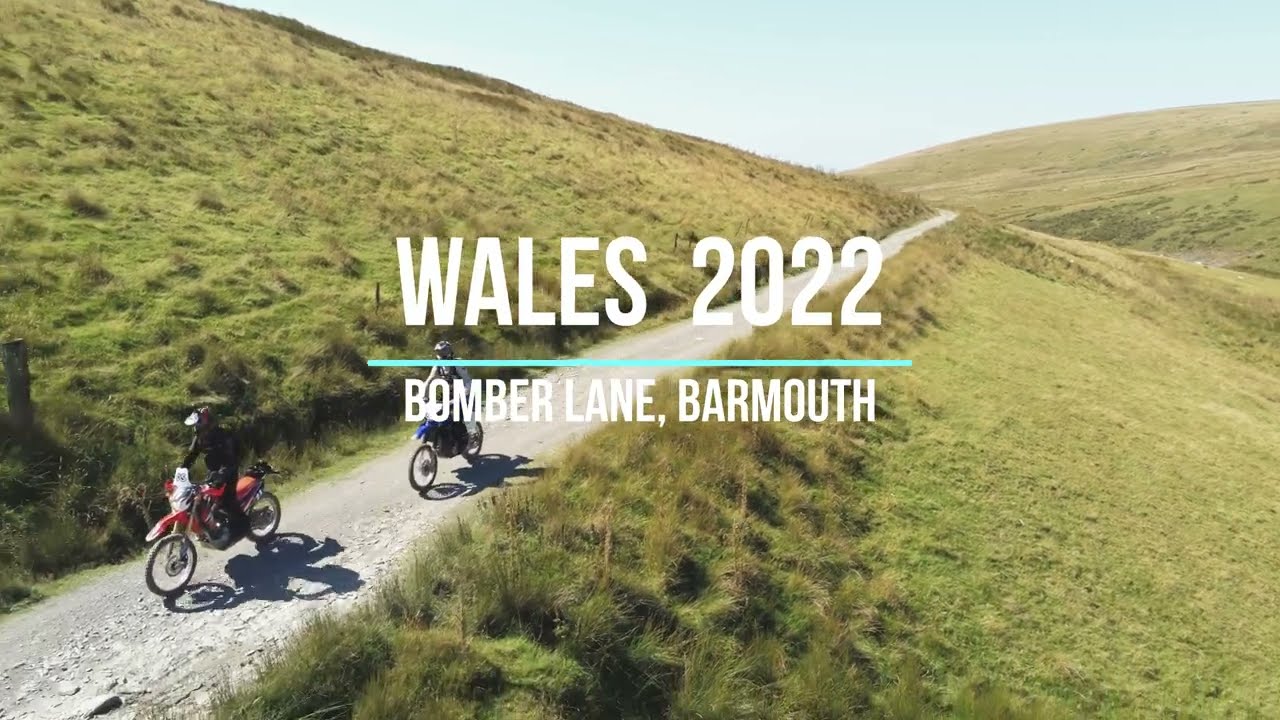 Bomber Lane Wales UK Green Lane DRZ400s CRF250L