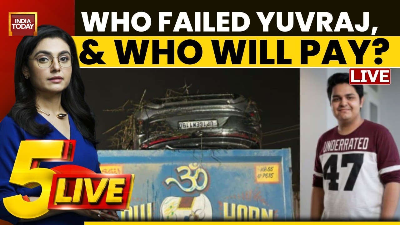 Noida Death Case: Who Is Accountable For Yuvraj Mehta's Death In Noida? | 5ive LIVE with Sonal