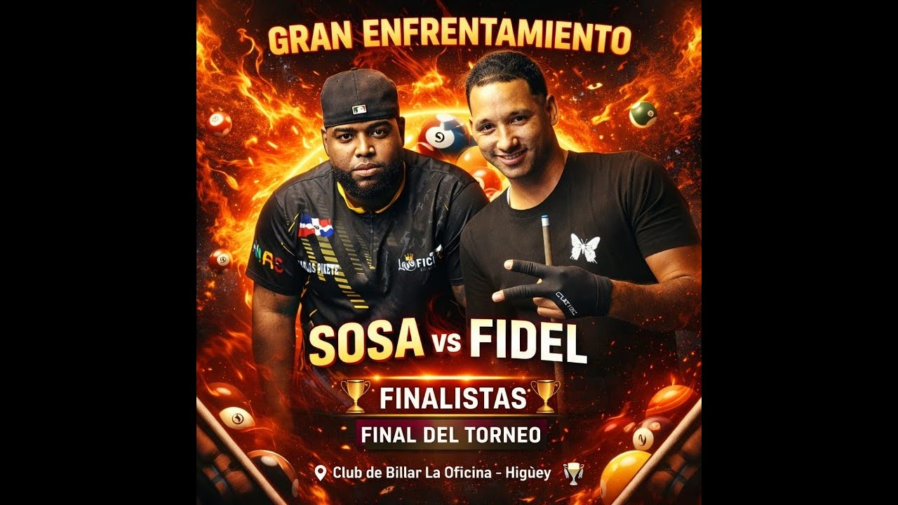 Sosa vs Fidel jugada Fidel da el 9 final del torneo