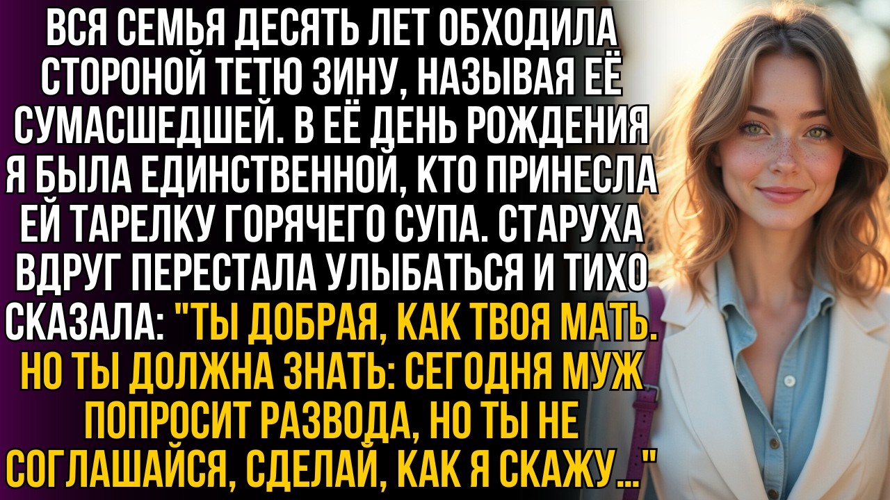 Все считали тетю сумасшедшей, но она шепнула: 