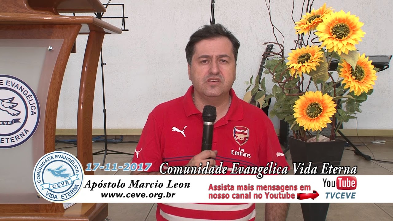 TV CEVE Alimento Di&aacute;rio com Ap&oacute;stolo M&aacute;rcio Leon 17 11 2017