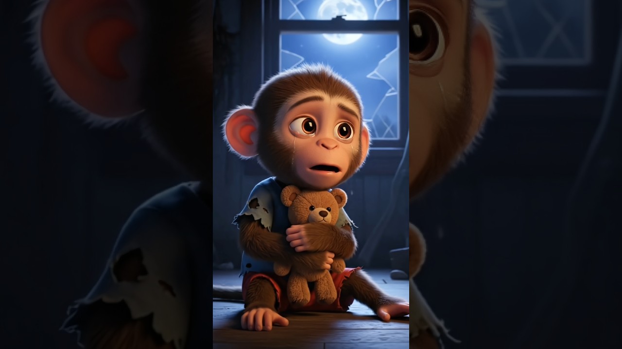 “Lonely Baby Monkey Cried Until This Puppy Changed His Life 😭❤️”