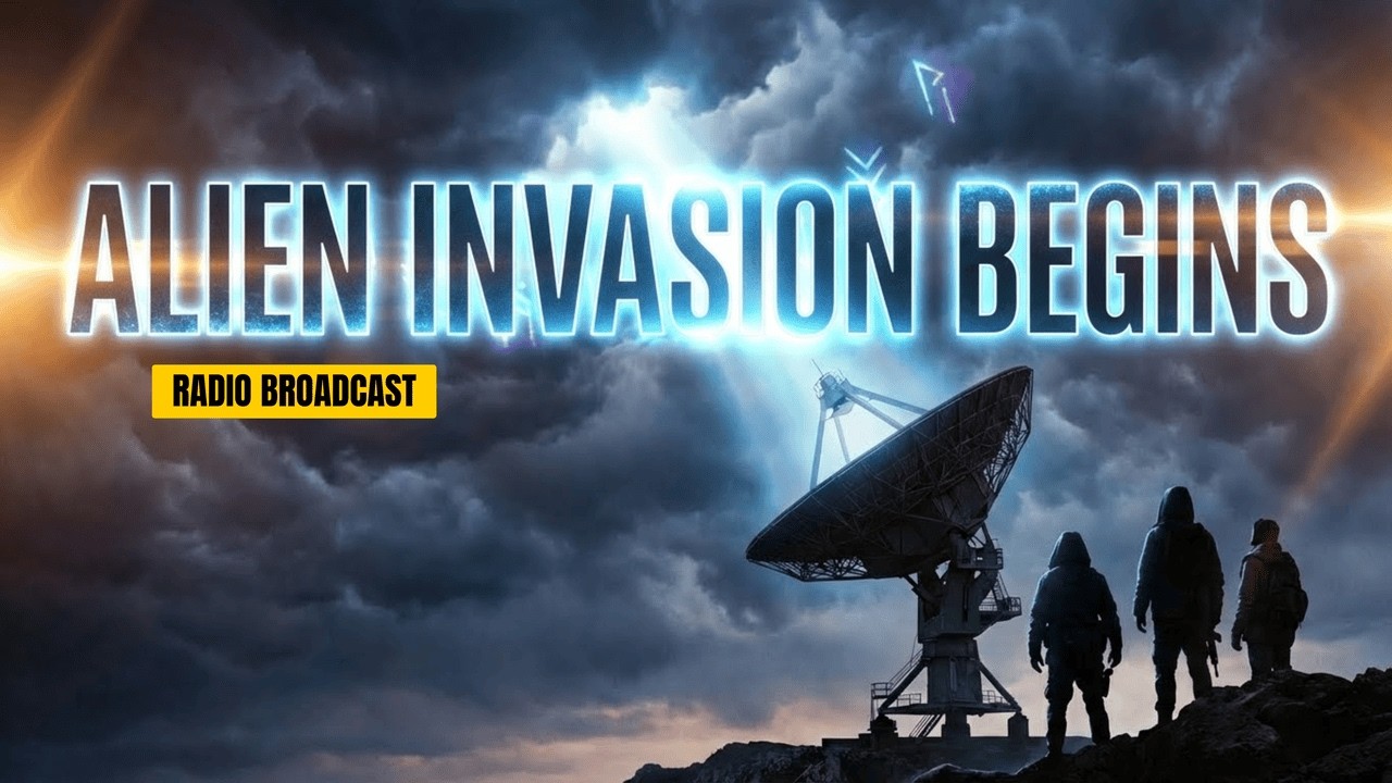 YOU’RE LISTENING TO THE FIRST ALIEN INVASION BROADCAST | THEY ARE HERE