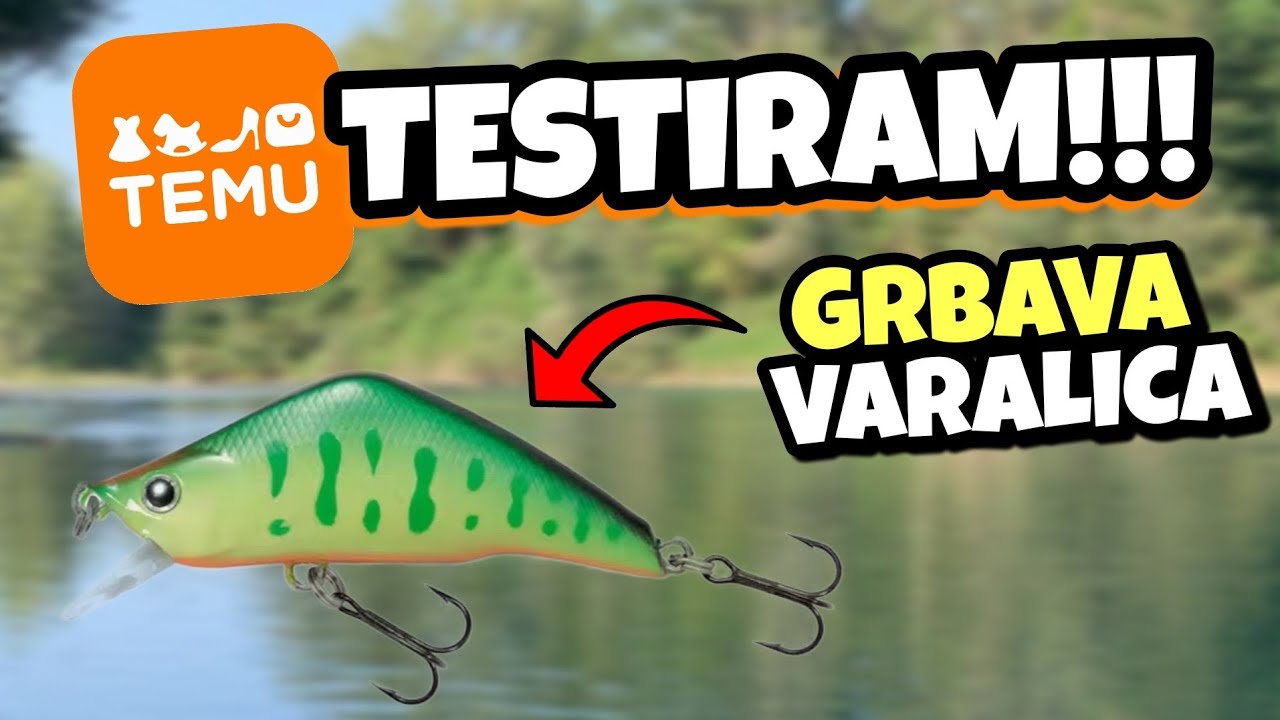 Grbava varalica sa TEMU-a odlična za pecanje Štuke !!!