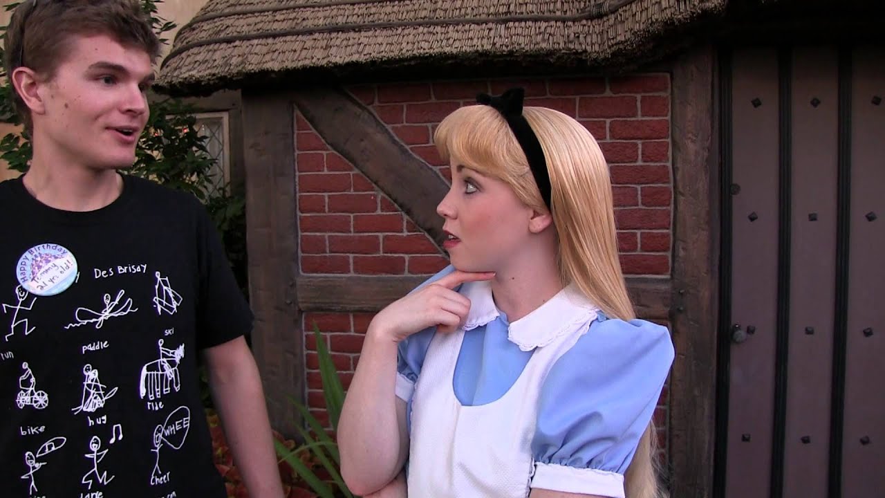 Tommy meets Alice in Wonderland with his cousin Betsy