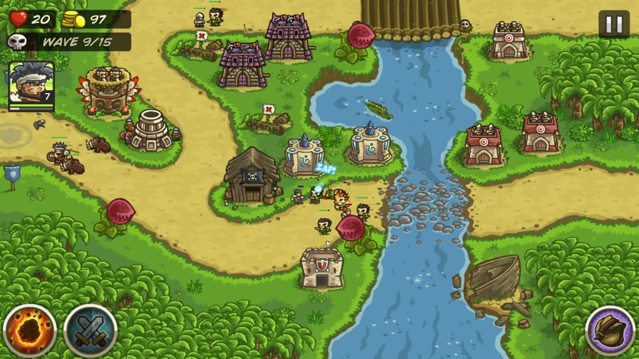 Kingdom Rush Frontiers TD - Snapvine Bridge [CAMPAIGN]
