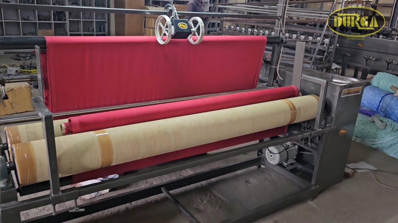 fabric roll machine / small rolling machine for fabrics with 100% accurate digital meter