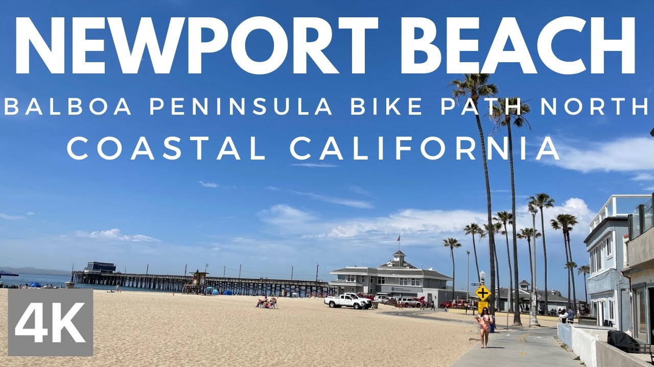 Newport Beach Balboa Peninsula Bike Path North