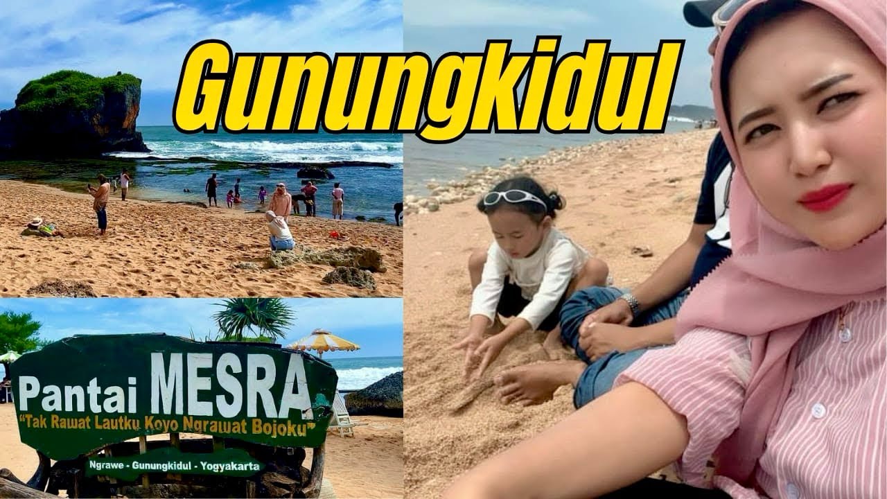 VIBES BALI DI JOGJA! ✨ Liburan Seru ke Pantai Mesra Gunungkidul Bareng Keluarga 😍