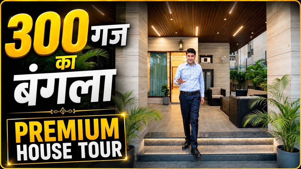 300 गज का बंगला | Premium House Tour