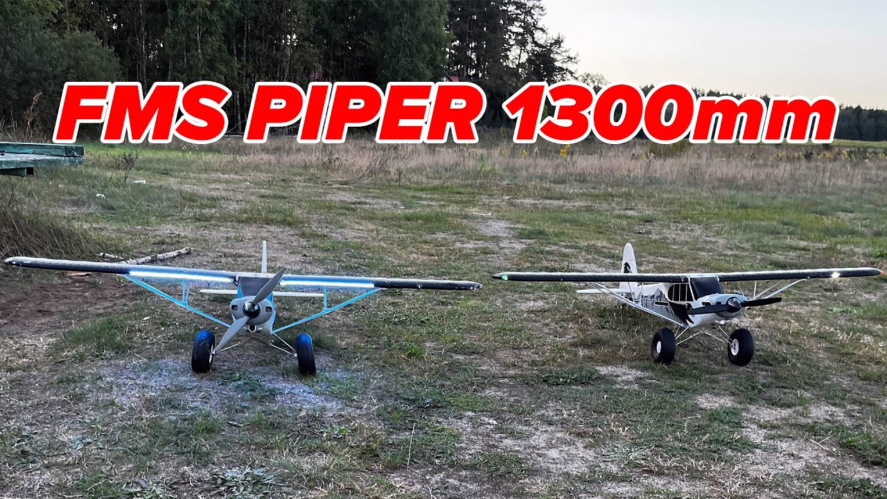 SAMOLOT RC DLA POCZĄTKUJĄCYCH - FMS PIPER 1300
