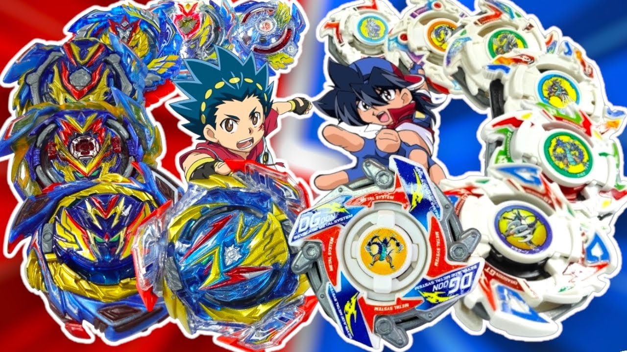 ALL DRAGOON BEYS vs ALL VALKYRIE/VALTRYEK BEYS | Tyson VS Valt | CROSSGEN | BSB vs BEYBLADE BURST