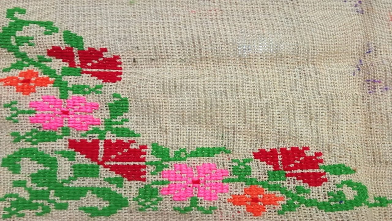 Ason Design. কর্নার ডিজাইন/Cross Stitch Corner  Design /Diy/Plastic Canvas Designed /Ason Selai