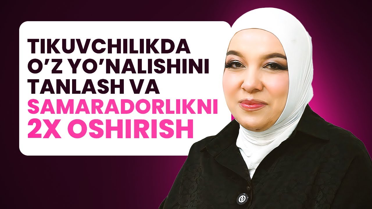 2026-yilda Tikuvchilikda o’z yo’lingizni tanlang! 
