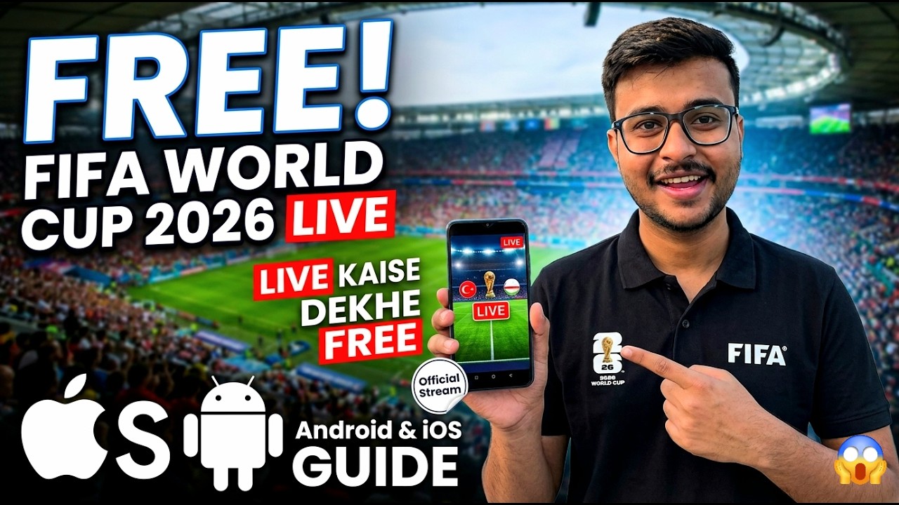🏆FIFA World Cup 2026 LIVE for FREE! Android & iOS Guide | Fifa World Cup Live Match Free Kase Dekhe?
