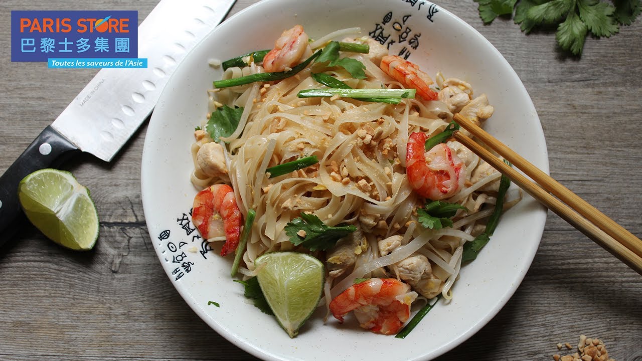 Pad Thai recette asiatique facile par Paris Store