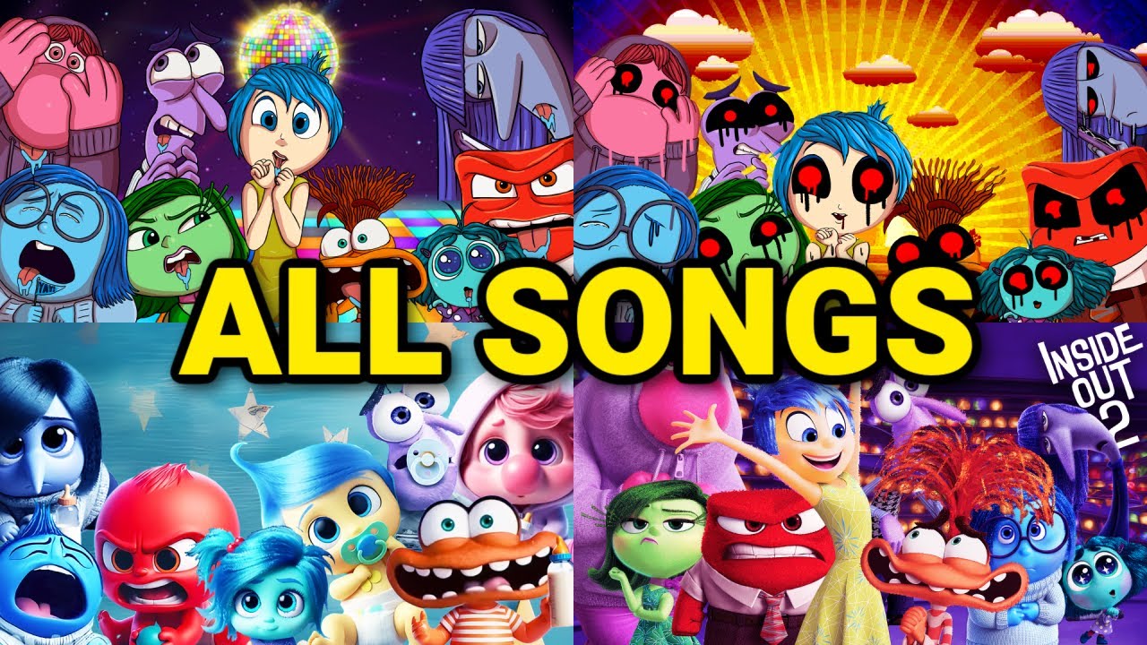 ALL Inside Out 2 Songs And Animated Music Videos!