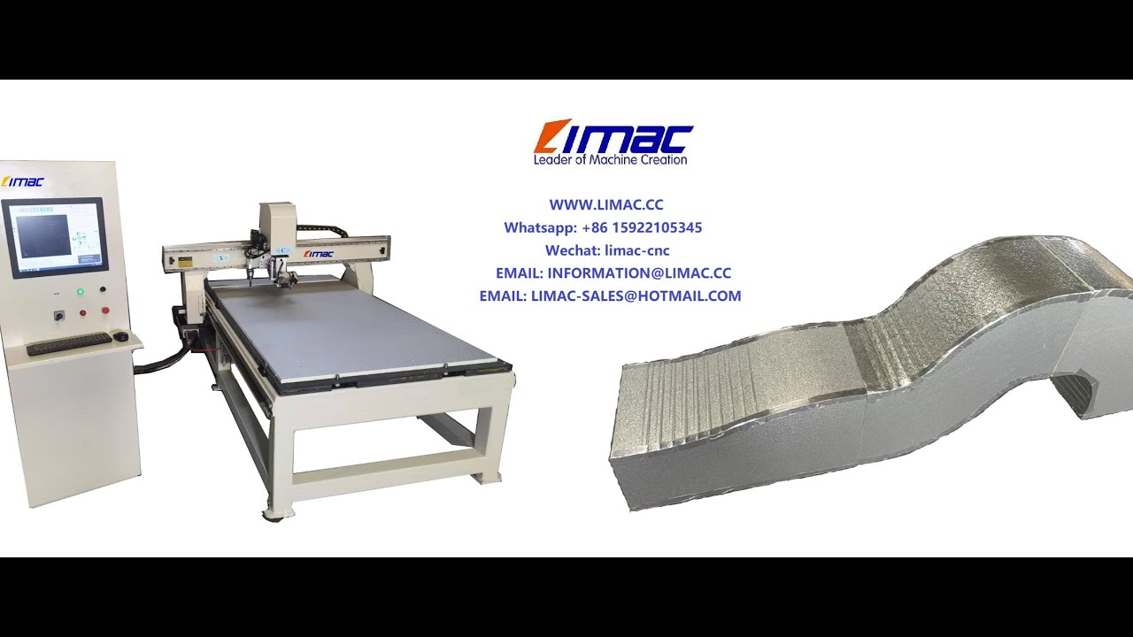 Pre-insulated duct cnc cutting machine LIMAC R2109K model 4 axis