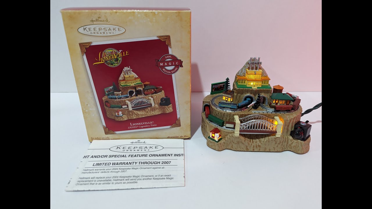Hallmark Keepsake 2004 Lionelville Lionel Legendary Trains Magic Ornament