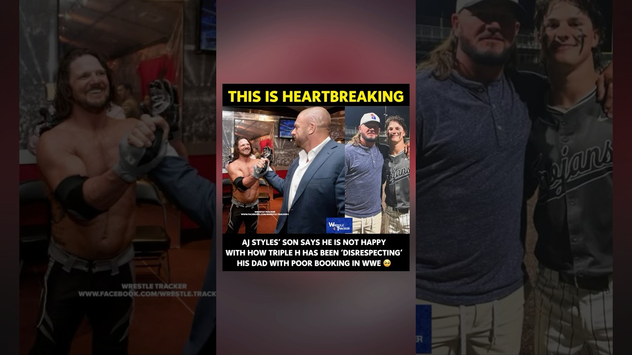 Triple H has upset AJ Styles&rsquo; son with his booking in WWE #ajstyles #tripleh #wweraw
