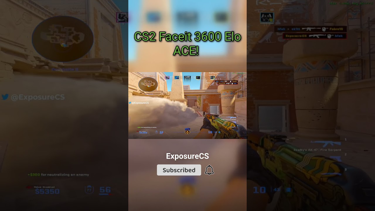 CS2, Faceit 3600 Elo, ACE! #shorts #cs2 #keşfet #cs2clips #cs2highlights #csgo #counterstrike2