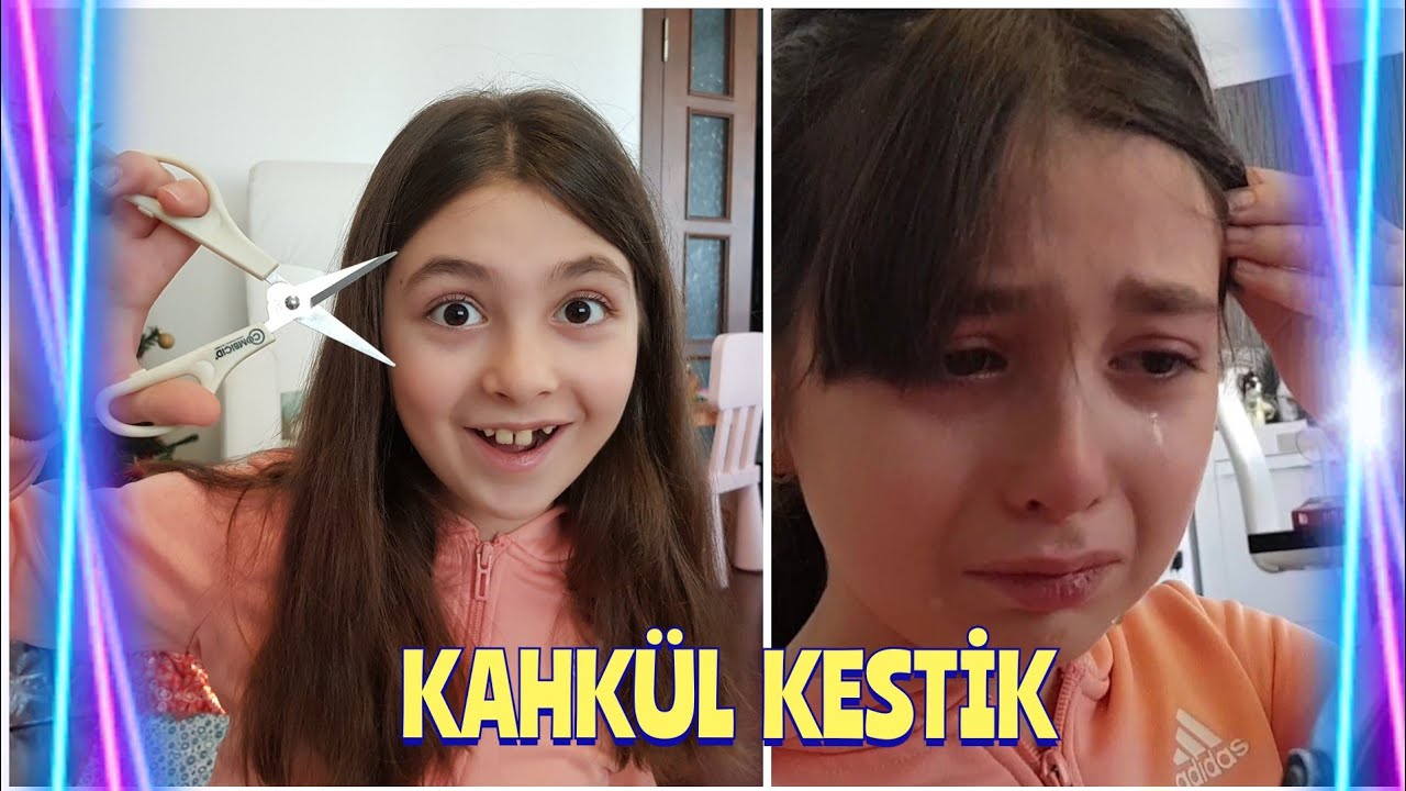 EVDE KAHKÜL KESTİK - IŞIL ÇOK AĞLADI. #kahkul #sackesimi
