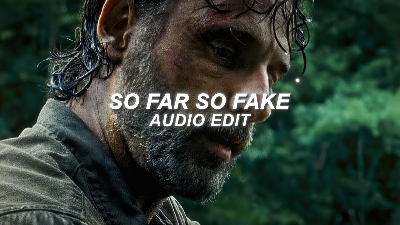 So Far So Fake - Pierce The Veil (Slowed + Reverb) [Edit Audio]