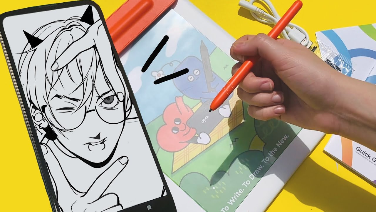 TABLETA para PRINCIPIANTES • UGEE Q8W | EN EL CELULAR!?