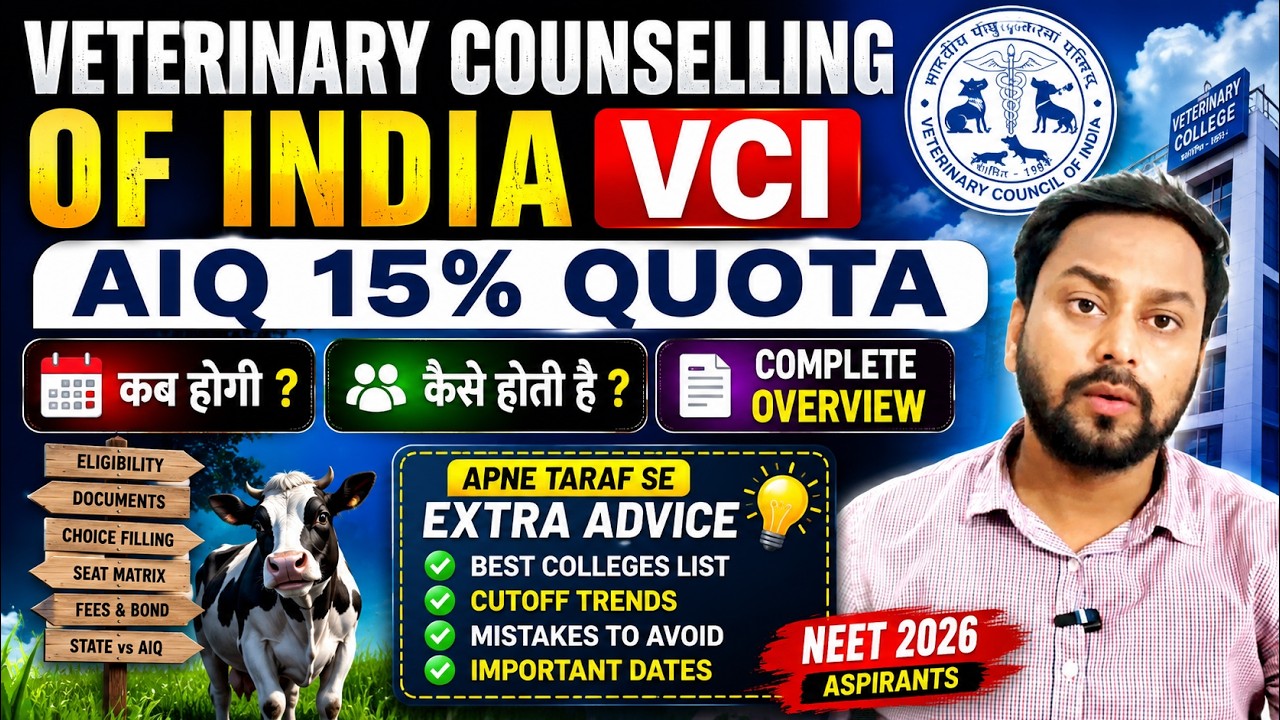 Veterinary Counseling AIQ 15% Overview: When and How It Happens, Important Rules and Regulations!