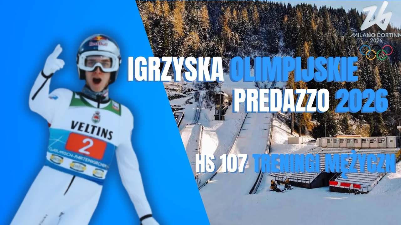 IO Predazzo 🇮🇹 2026 w skokach narciarskich - HS 107 treningi mężczyzn.