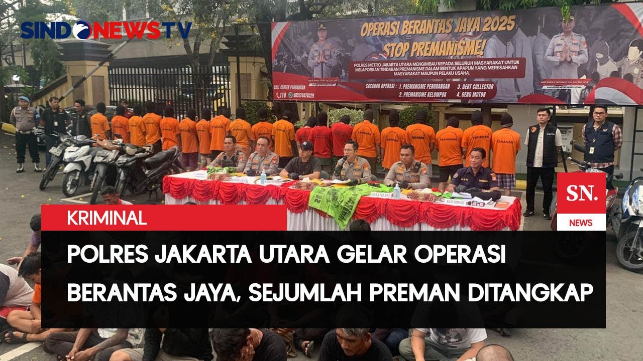 Operasi Berantas Preman & Oknum Ormas, Ratusan Preman & Oknum Ormas Diciduk | Sindo Siang | 07/