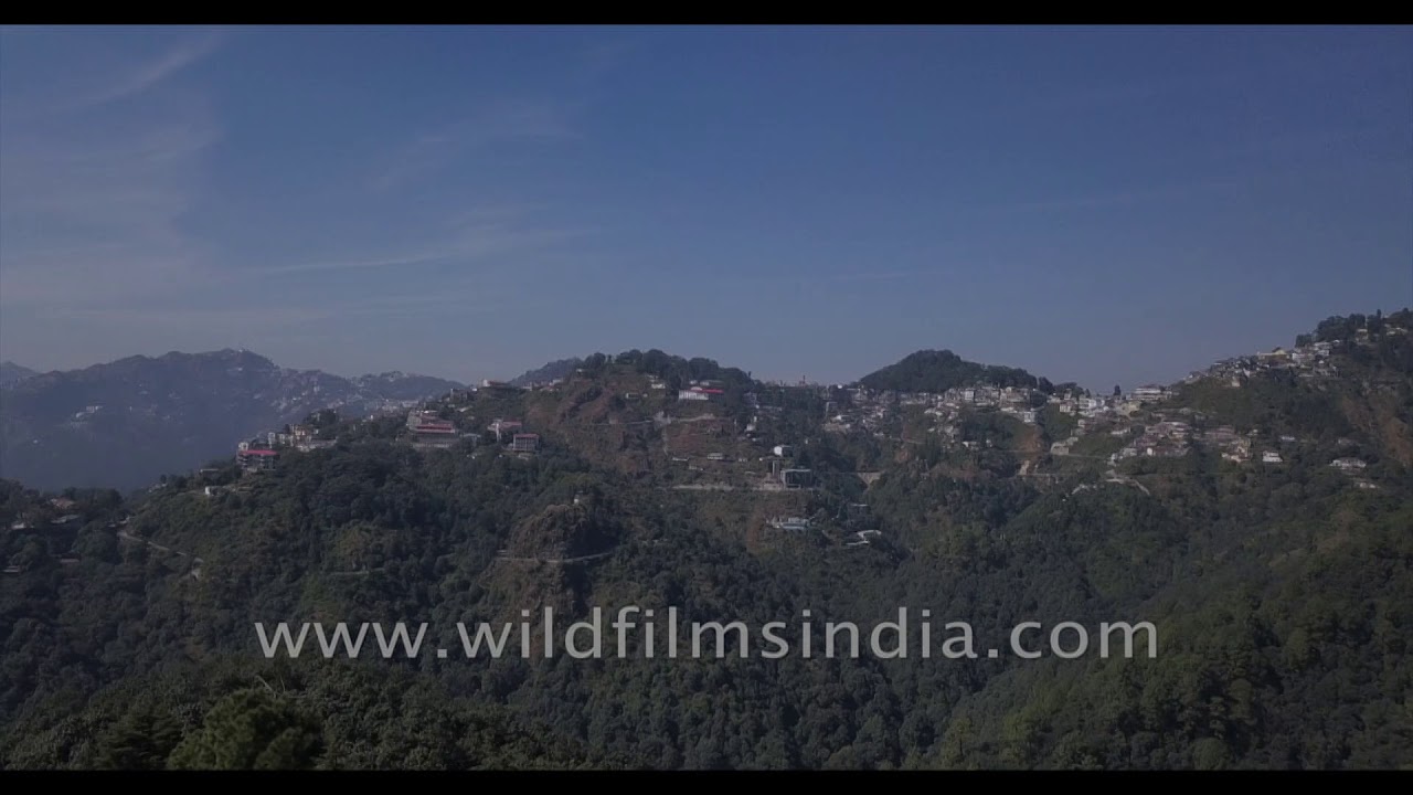 Landour bazaar hillside, Woodstock School forest and wildfilmsindia Motidhar estate