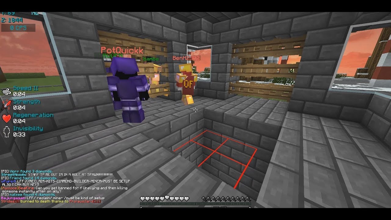 INVIS RAID - I GOT A TRIPLE KILL TO MAKE THEM RAIDABLE **RICH RAID** | Minecraft HCF