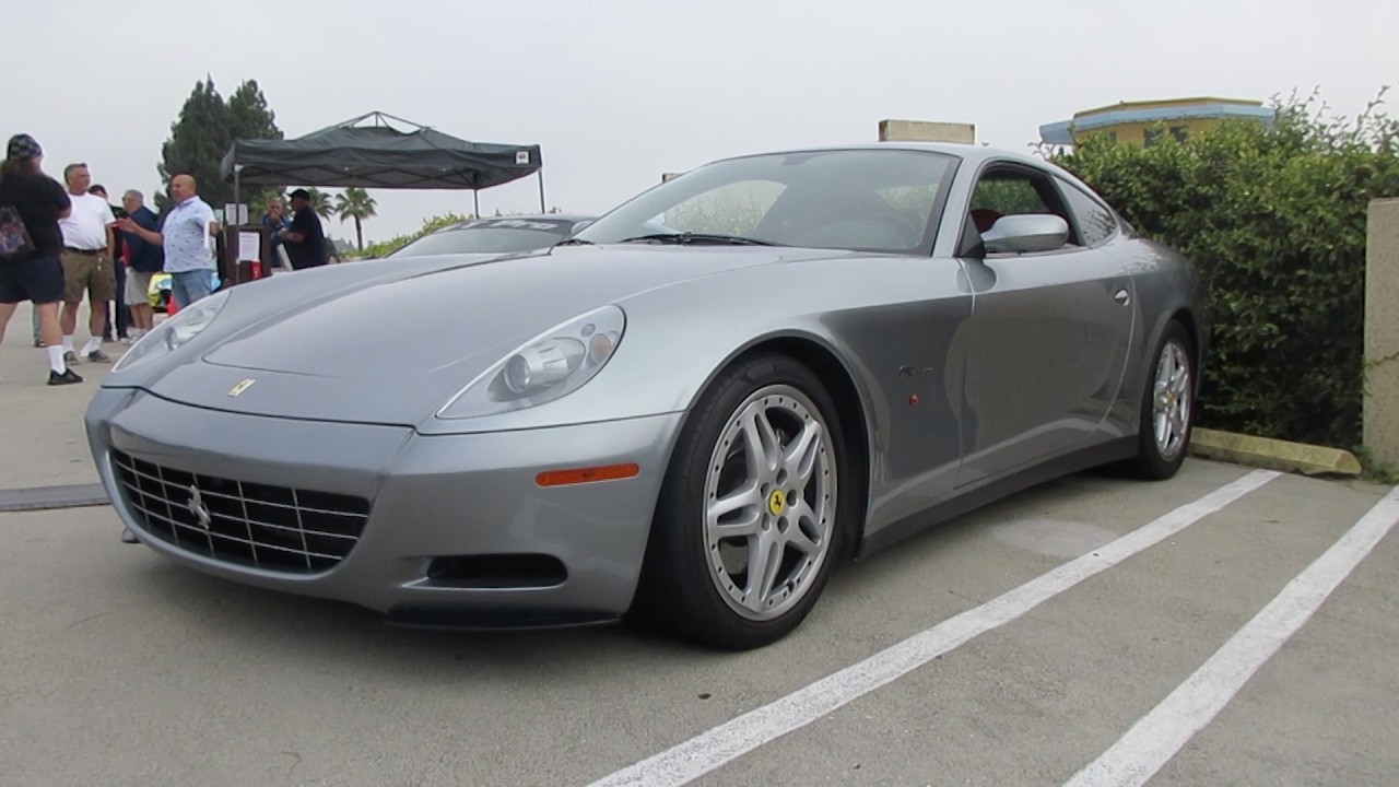 Grey 2005 Ferrari 612 Scaglietti