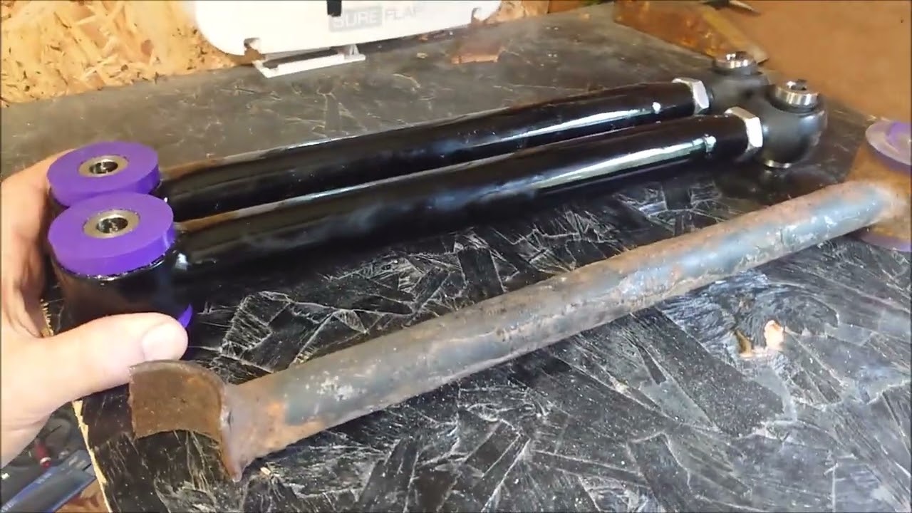 fitting volvo  240 adjustable torque rods / reaction arms and getting the holes to align