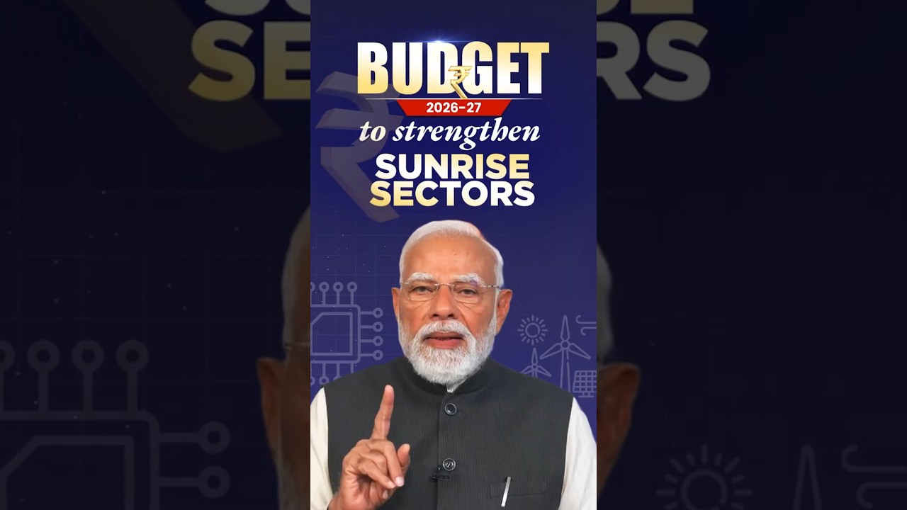PM Modi on how the sunrise sector has been a focus in #budget2026 | #shorts