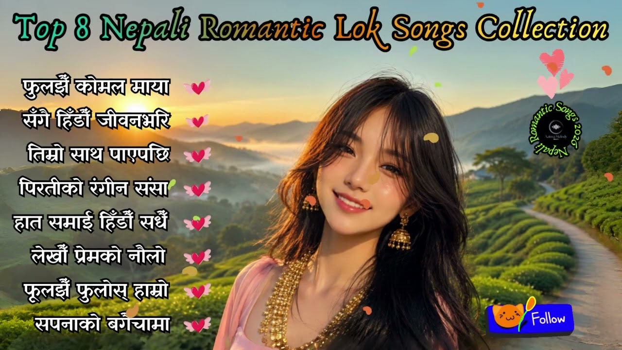 Top 8 Nepali Romantic Lok Songs Collection 2026 | Best Love Folk Hits