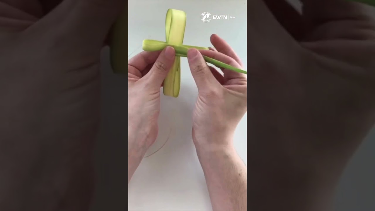 How to Make a Cross out of a Palm for Palm Sunday
