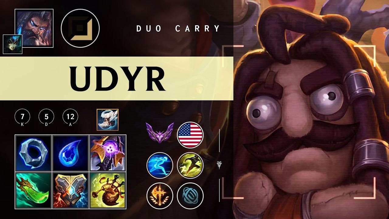 Udyr Carry vs Draven - NA Master Patch 26.03